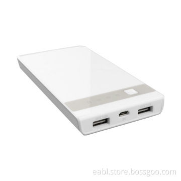 Lithium polymer battery power bank for iPhone/mobile phones,High capacity of 10,000mAh, dual output